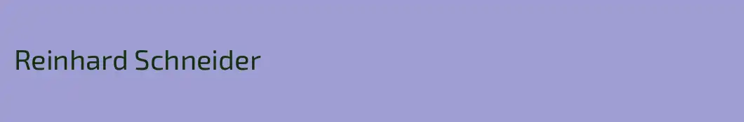 Reinhard Schneider